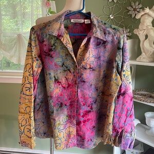 New Directions Multicolor Blouse